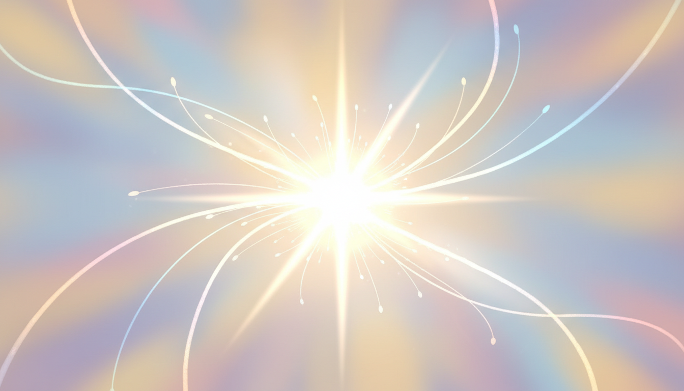 Glowing sparkler representing the spark of new neural pathways forming